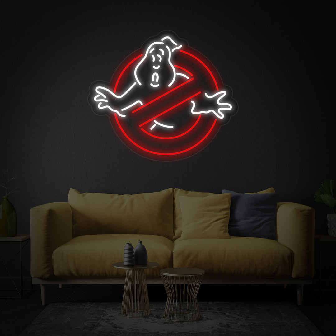 "Ghostbusters, Spöken" Neonskylt
