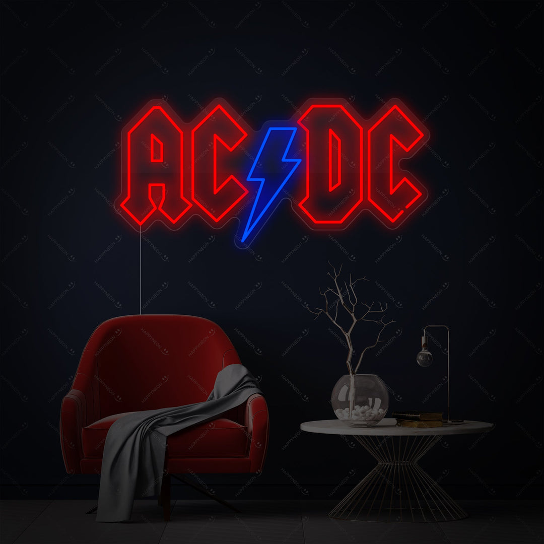 "ACDC" Neonskylt