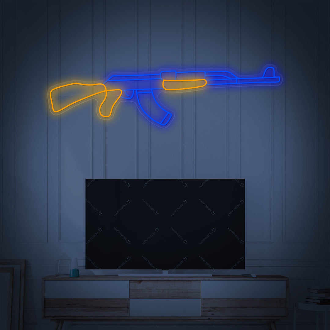 "Ak47" Neonskylt