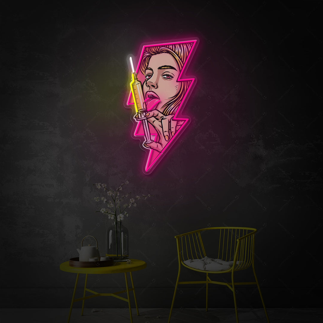 "Skönhetsboost" Neonskylt