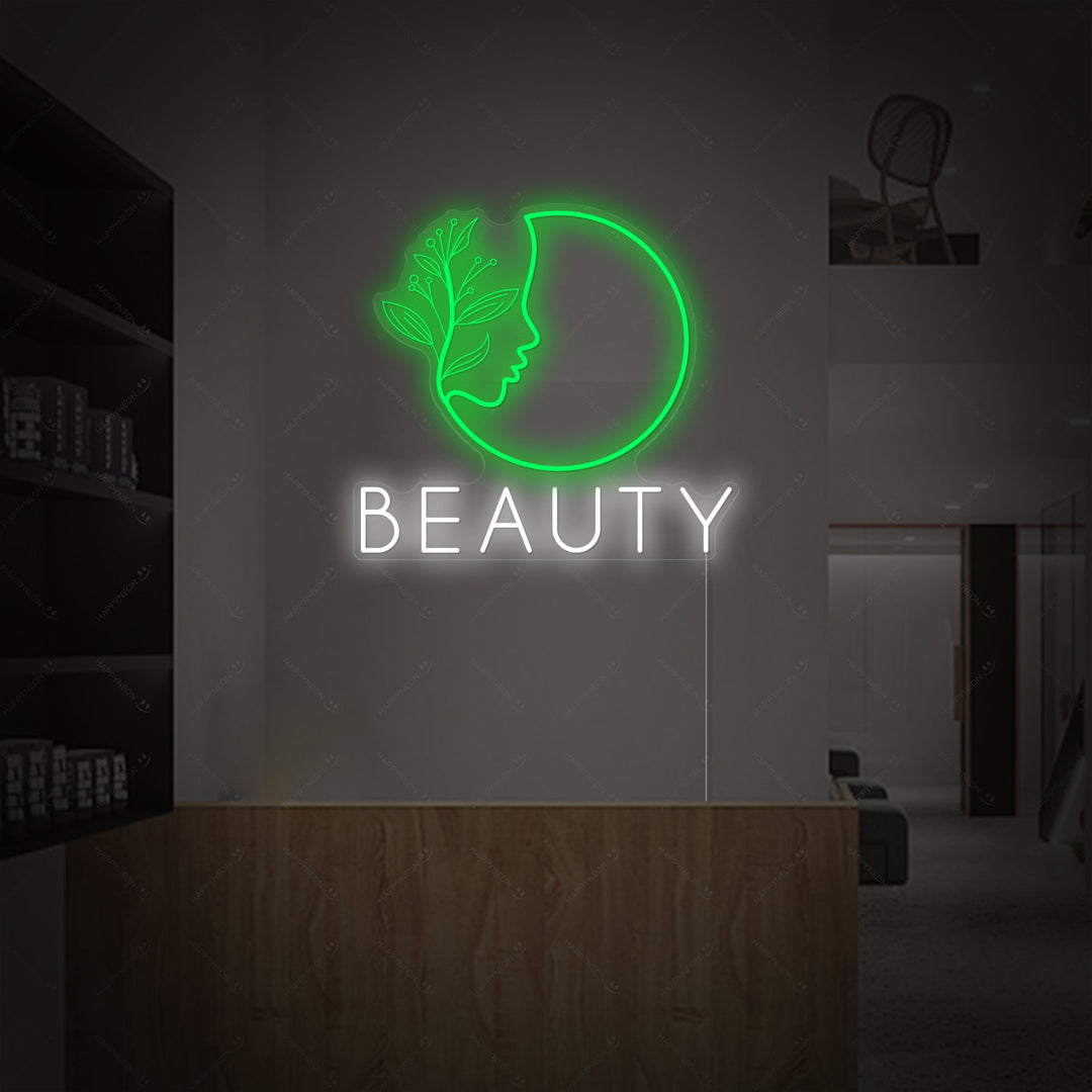 "Skönhetsspa logotyp" Neonskylt