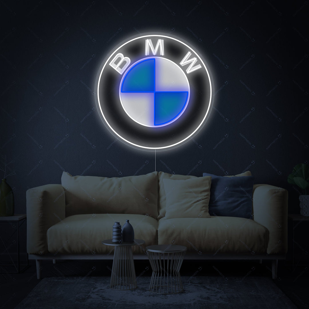"BMW" Neonskylt
