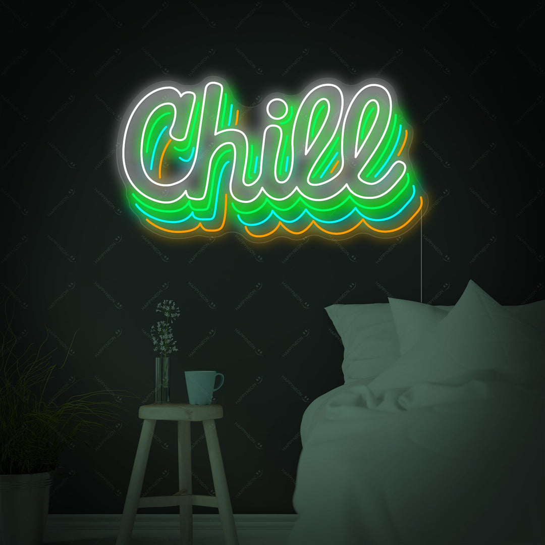 "Chill" Neonskylt
