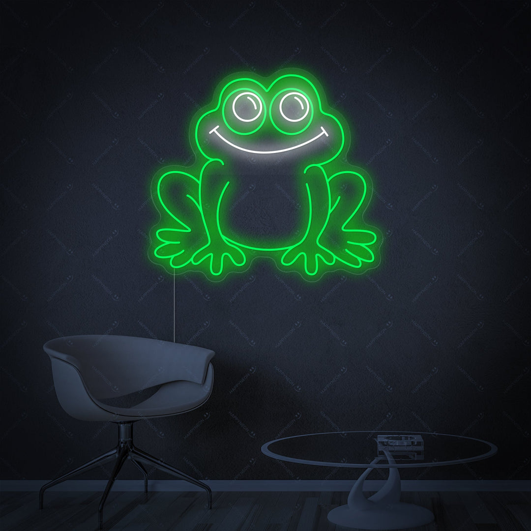 "Groda" Neonskylt