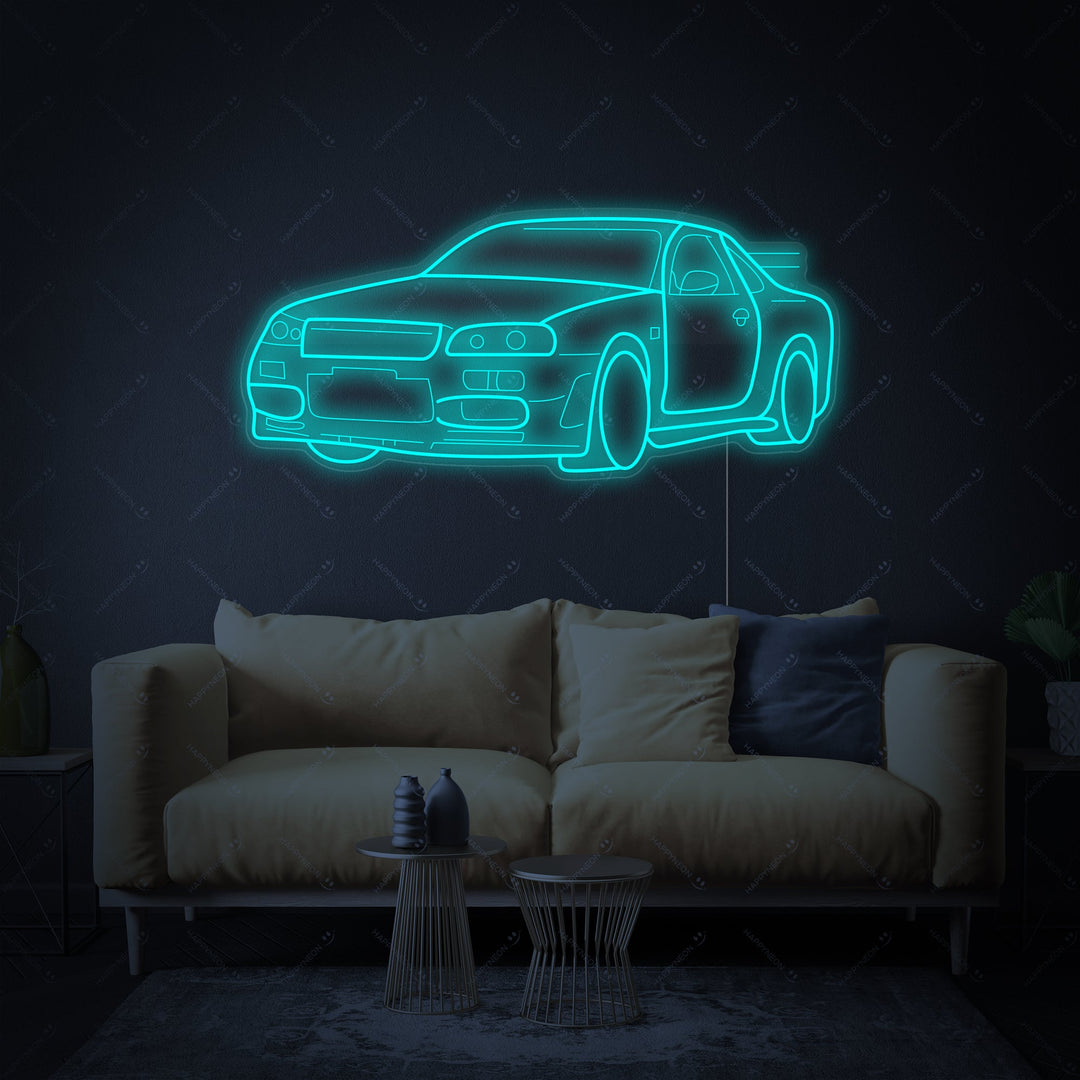 "GTR Bil" Neonskylt