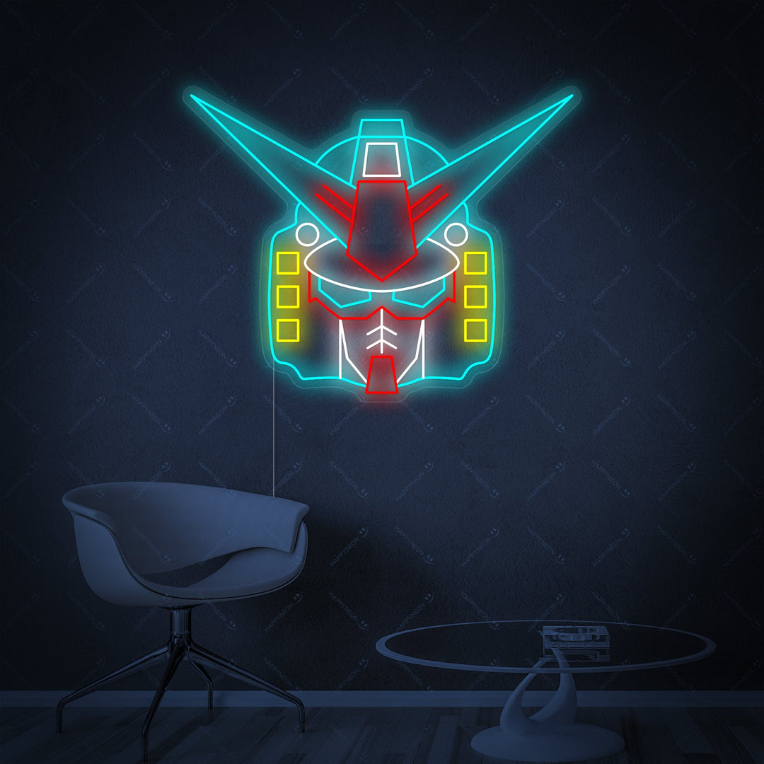 "Gundam Robot" Neonskylt