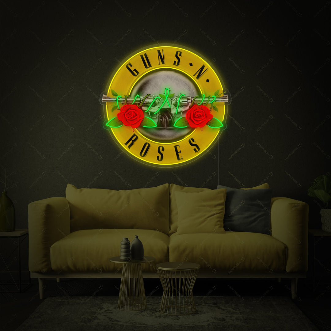 "Guns N Roses" Neonskylt