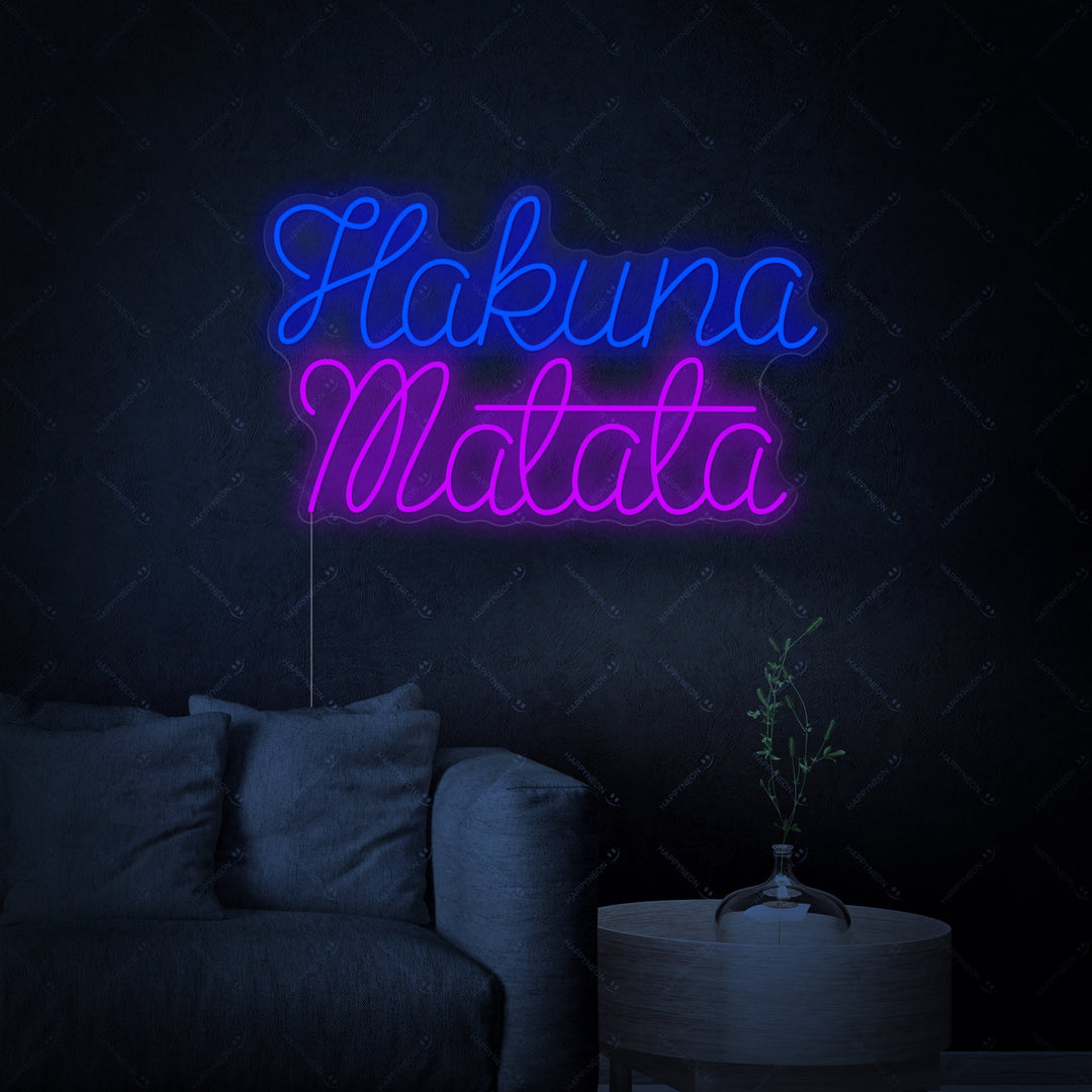 "Hakuna Matata" Neonskylt