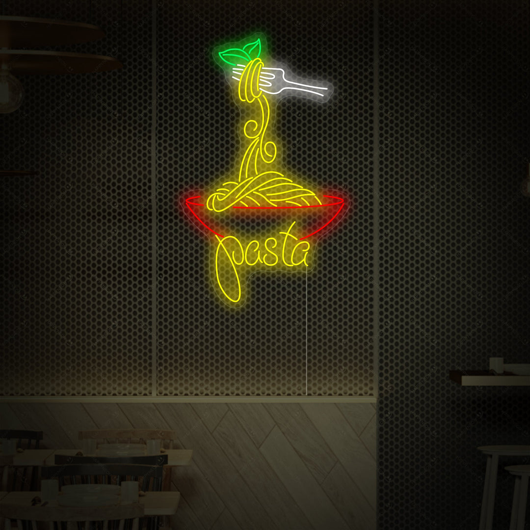"Italiensk pasta" Neonskylt