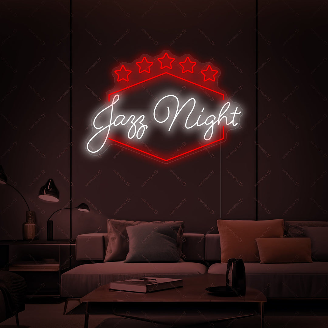 "Jazz Night" Neonskylt