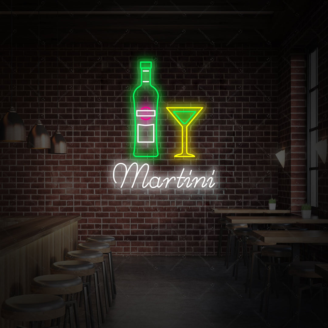 "Martini" Neonskylt