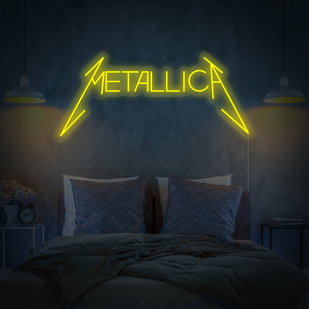 "Metallica" Neonskylt