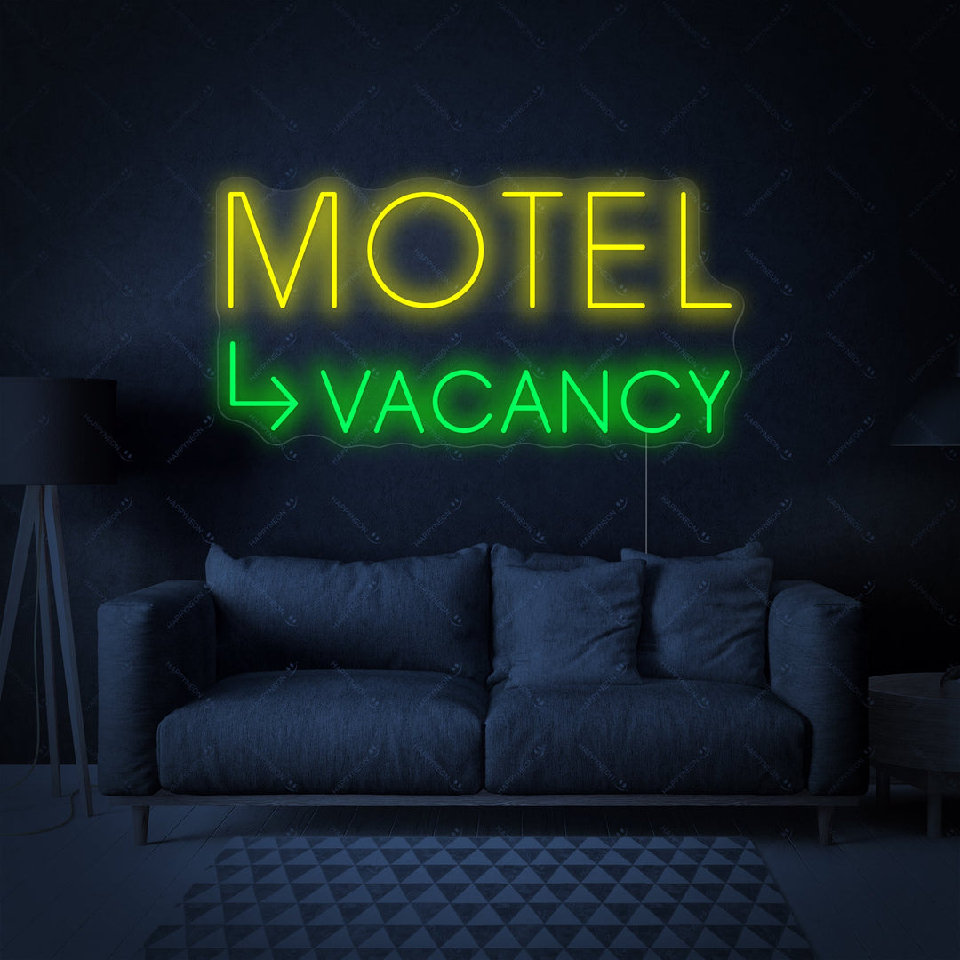 "Motel Vacancy" Neonskylt