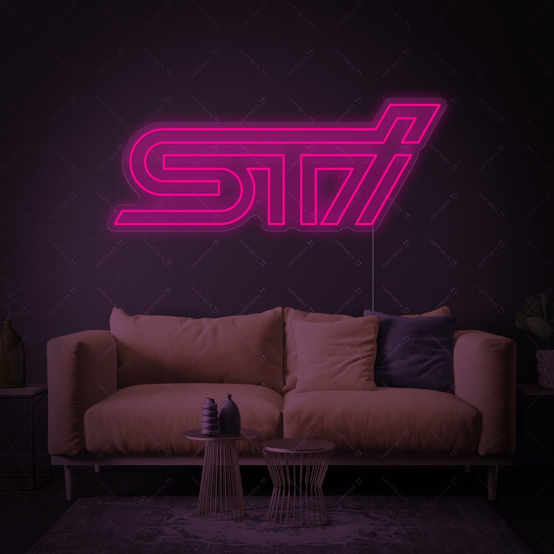 "Sti-logotyp" Neonskylt