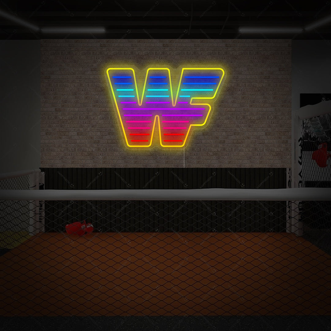 "Wwf Wrestling" Neonskylt