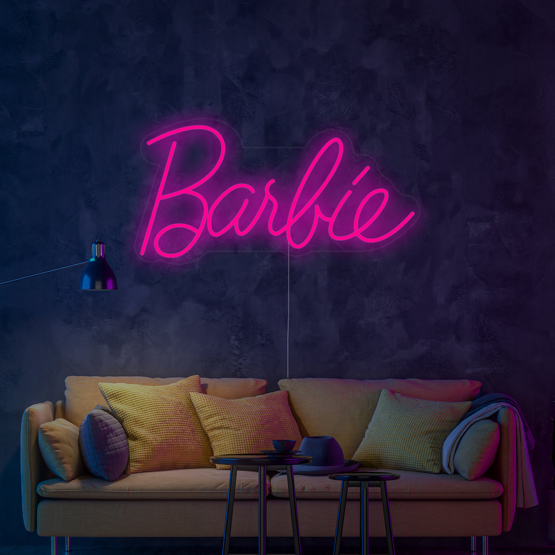 "BARBIE" Neonskylt