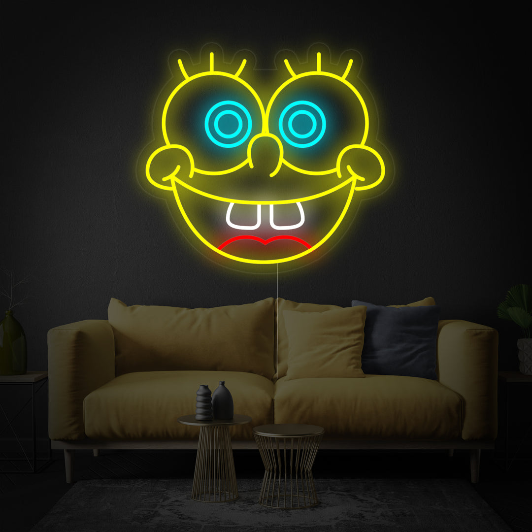 "Tecknad Bob" Neonskylt