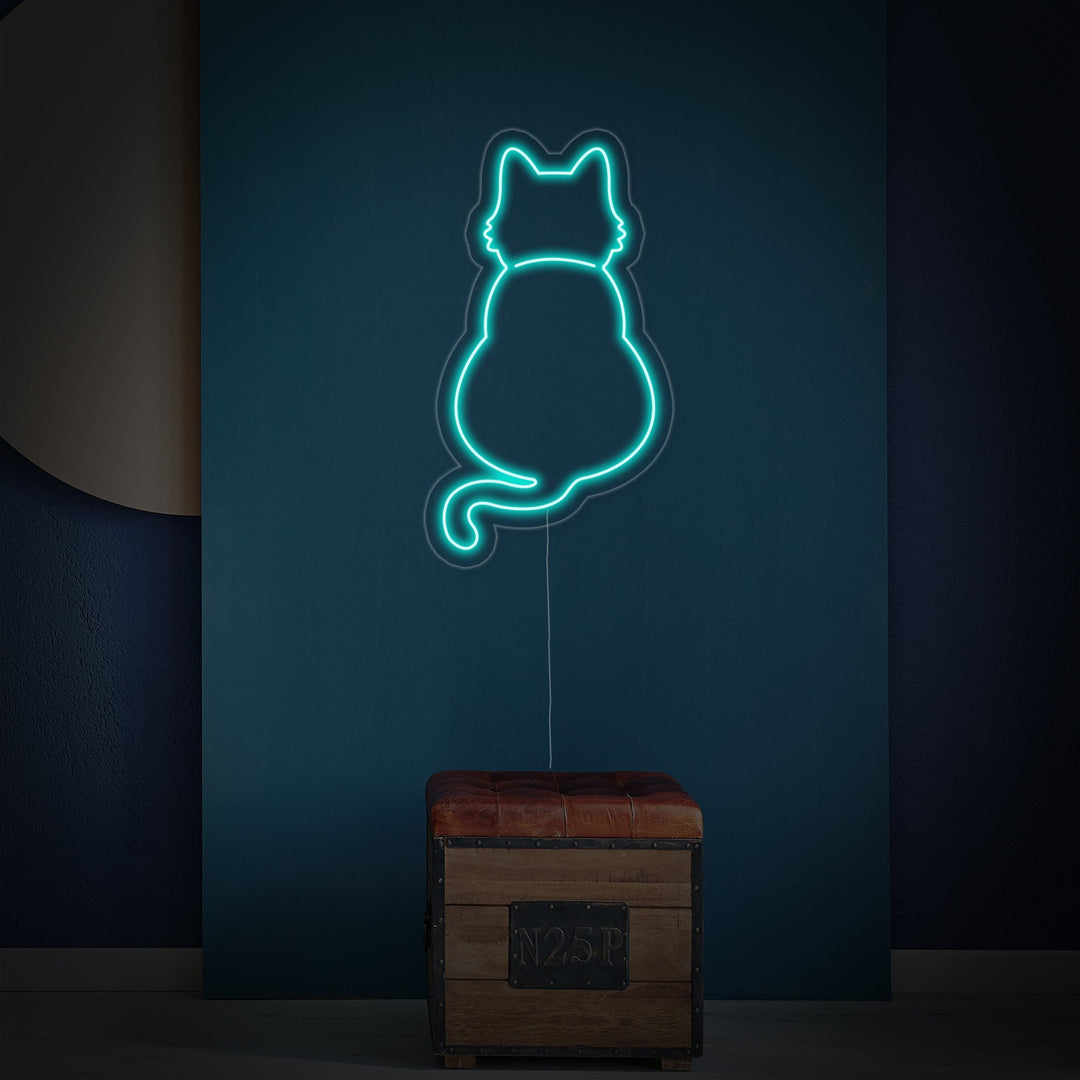 "Katt" Neonskylt