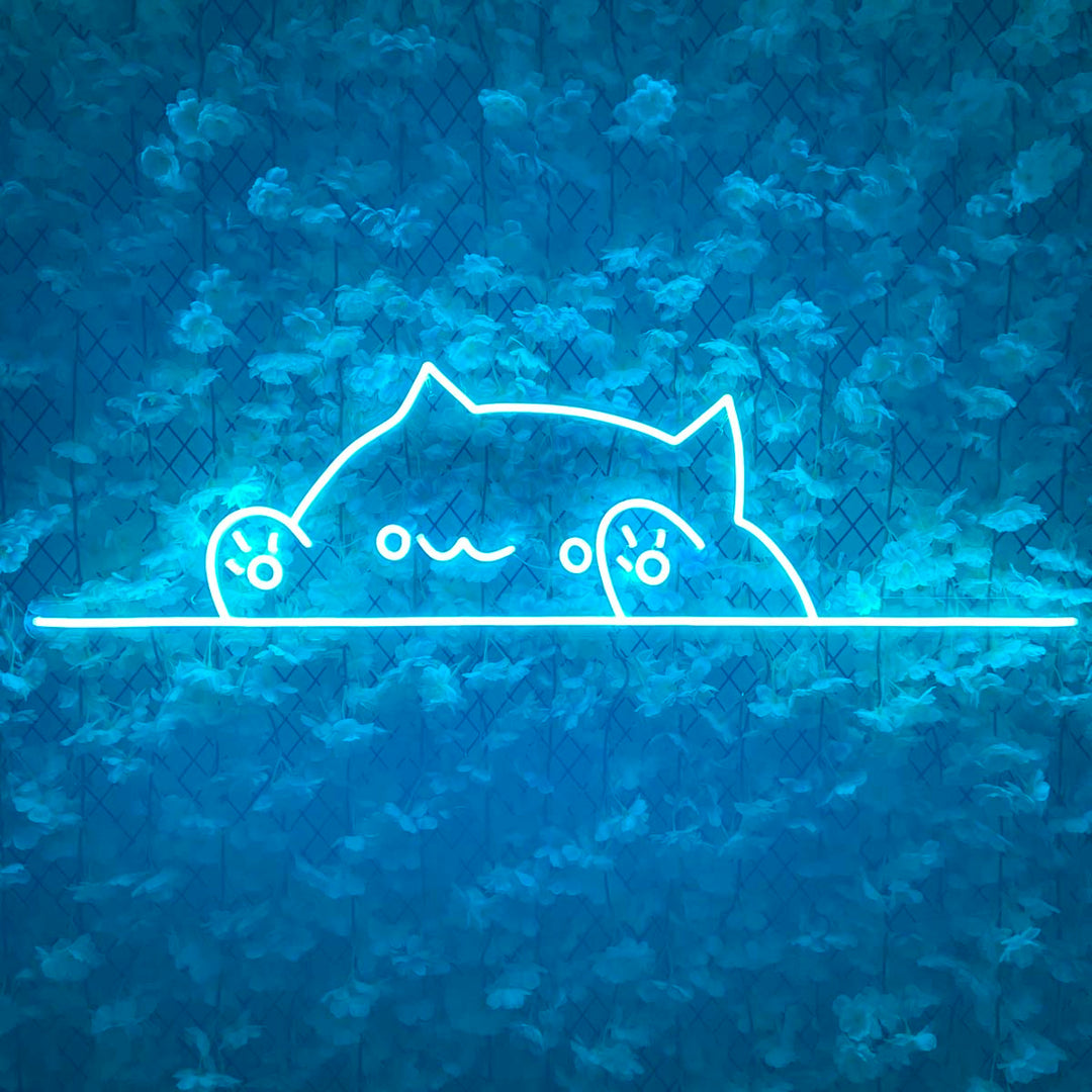 "Söt Kattunge" Neonskylt