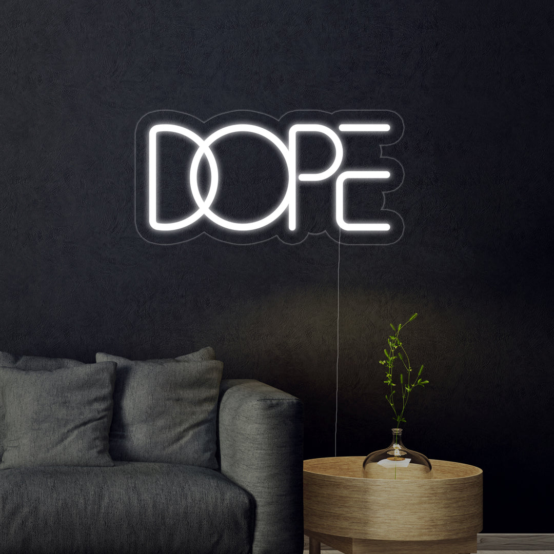 "DOPE" Neonskylt