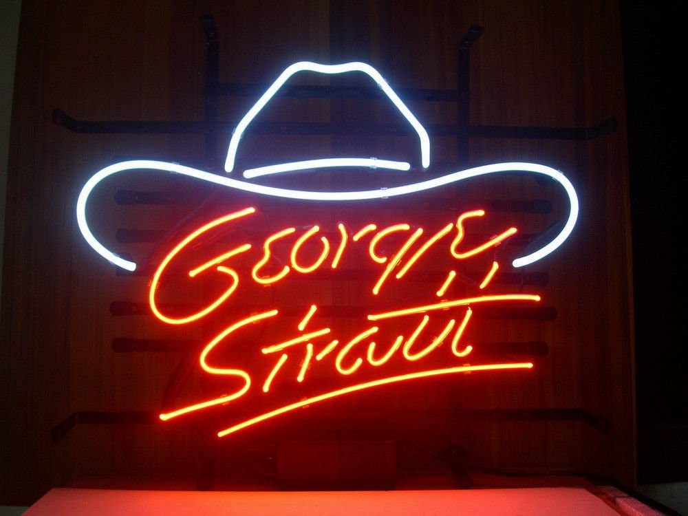 "George Strait" Neonskylt
