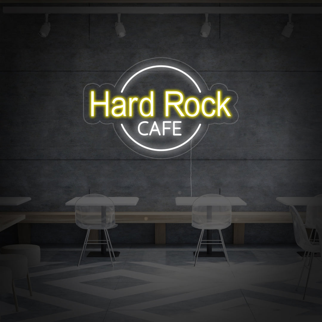 "Hard Rock Cafe" Neonskylt