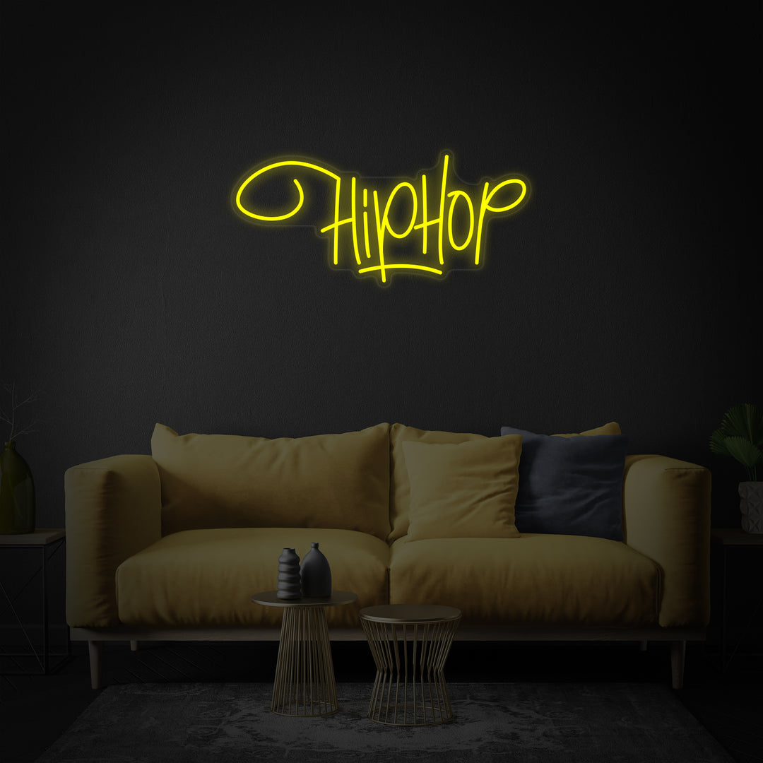 "Hip Hop Rap Musik" Neonskylt