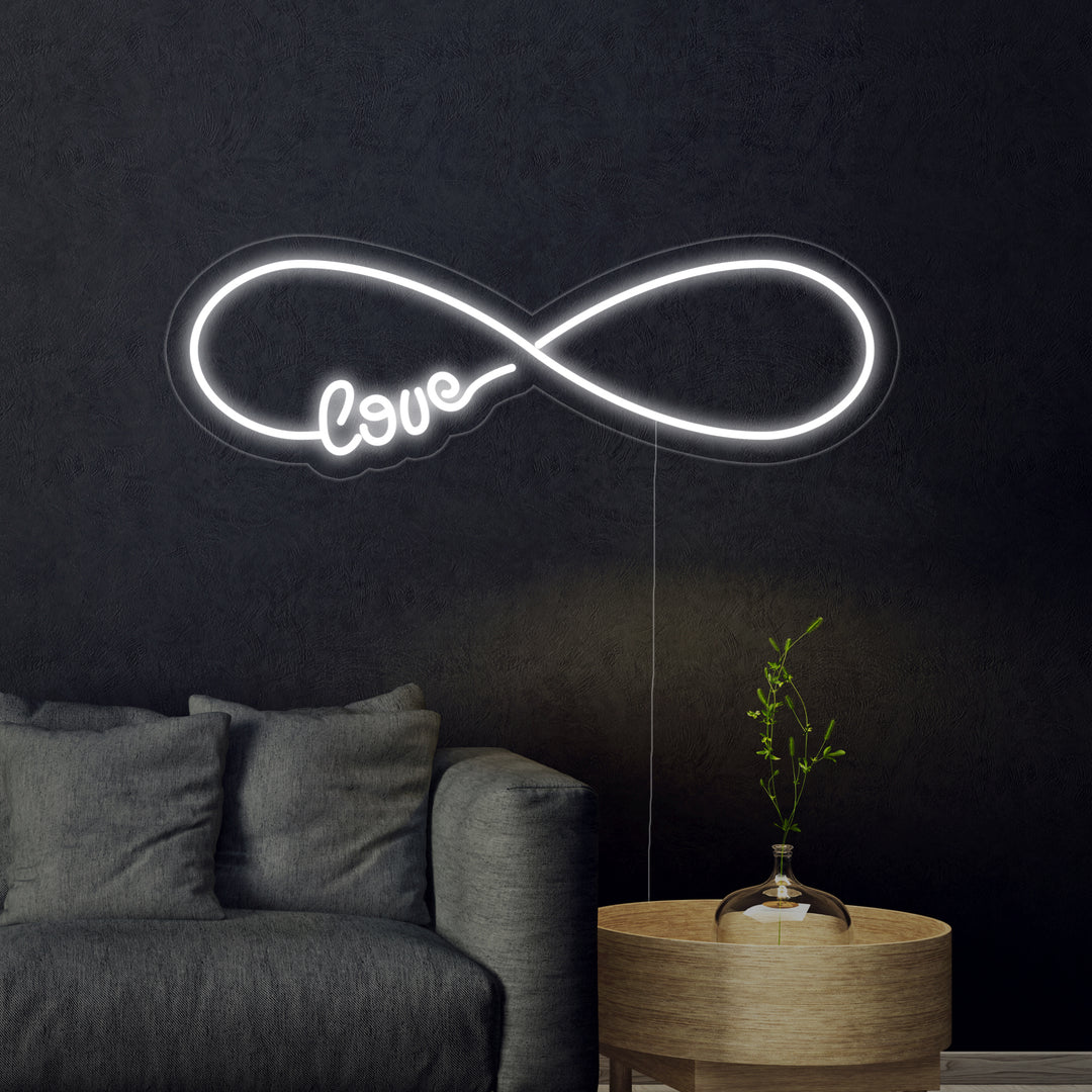 "Infinity Love" Neonskylt