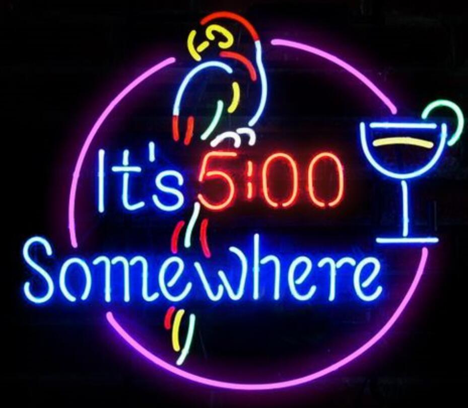 "Its 500 Somewhere" Neonskylt
