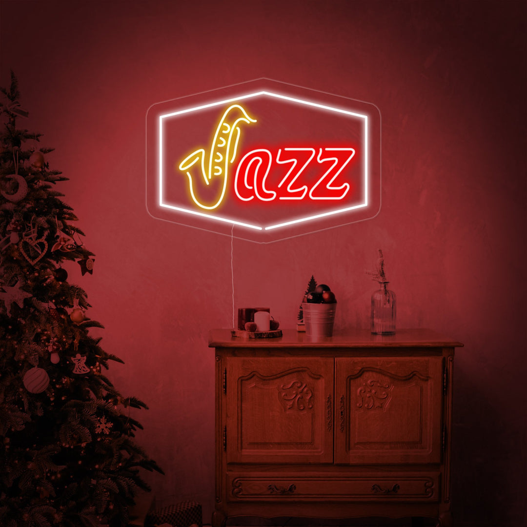 "Jazz" Neonskylt