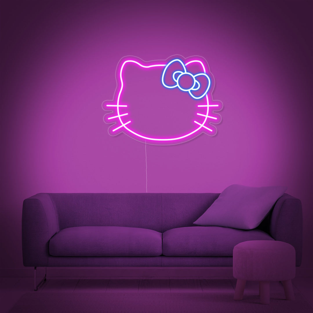 "Kitty Cat" Neonskylt