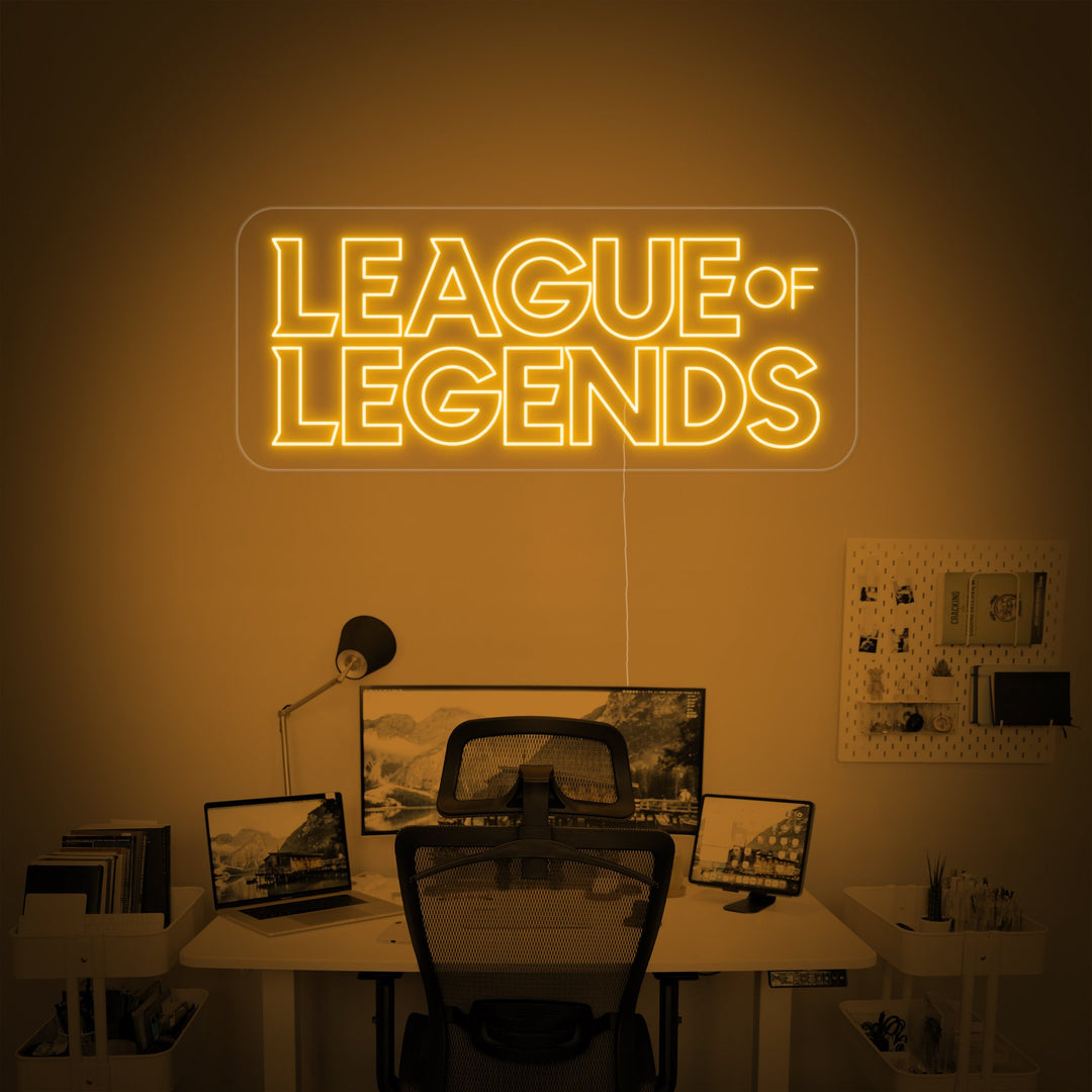 "League of Legends, Spelrumsdekor" Neonskylt