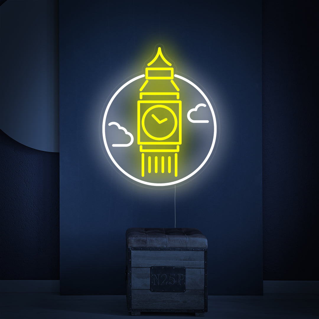 "London Big Ben" Neonskylt