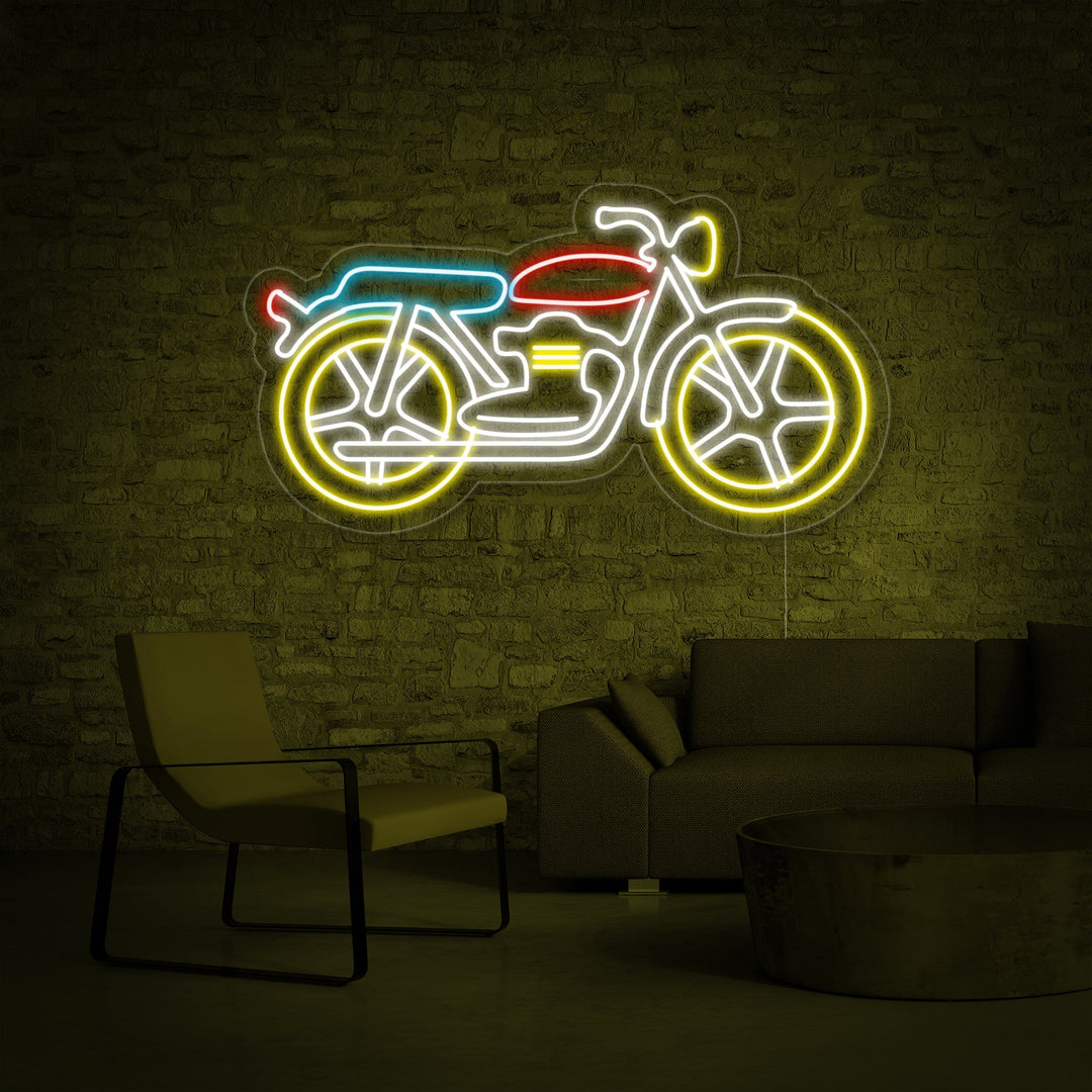 "Motorcykel" Neonskylt