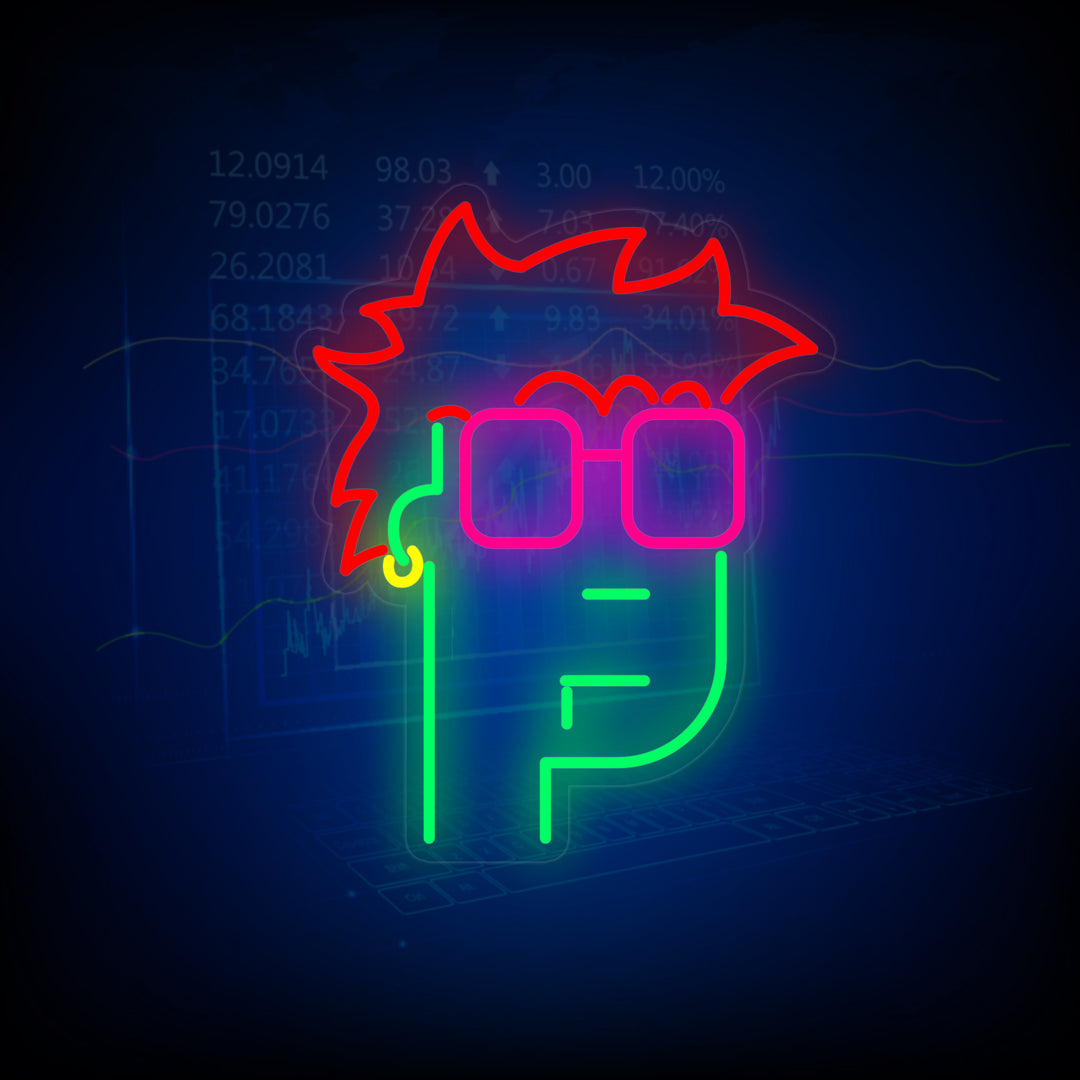 "NTD Apa" Neonskylt