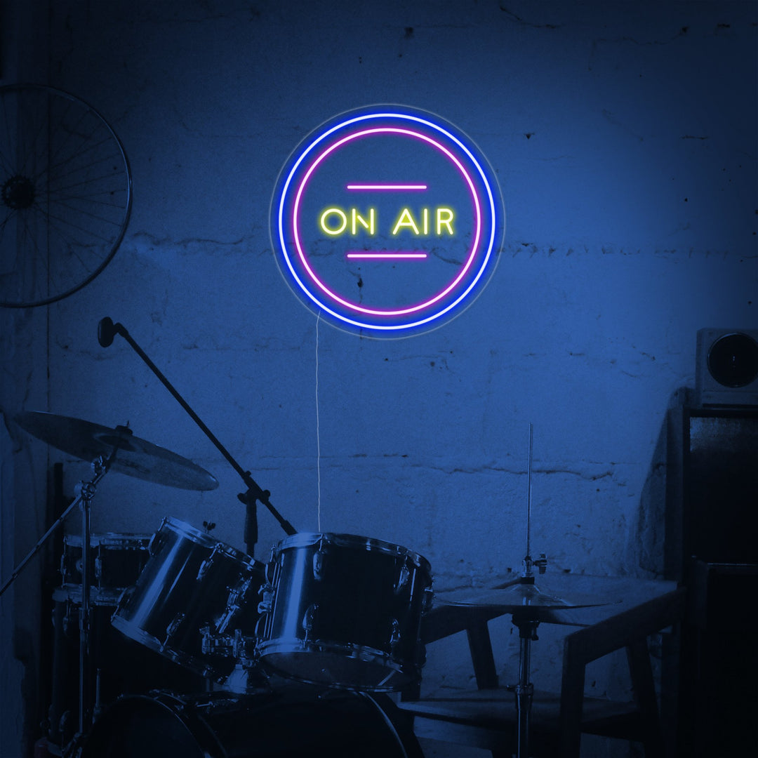 "On Air" Neonskylt