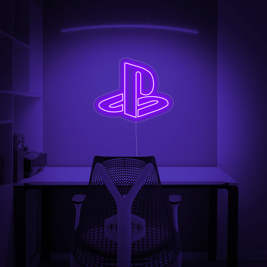 "Play Logotyp" Neonskylt
