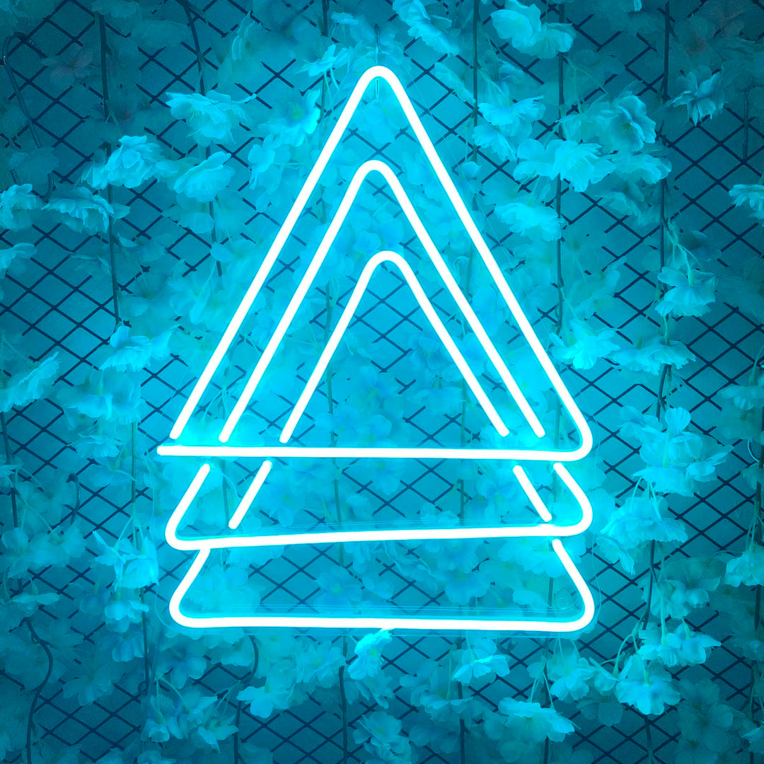 "Tre Trianglar" Neonskylt