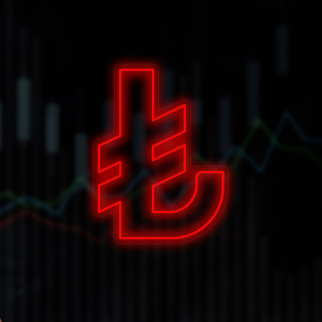 "Turkisk Lira" Neonskylt