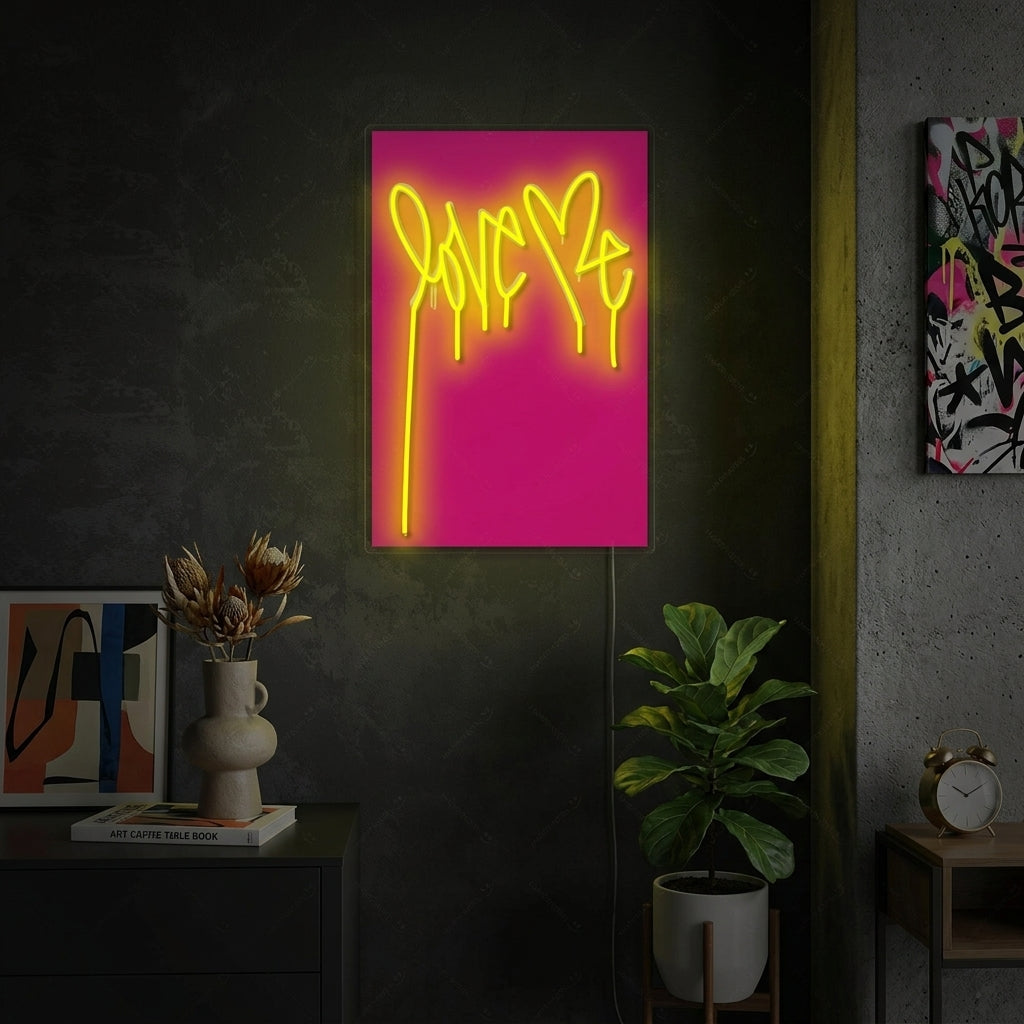 "Love Me" Neonskylt