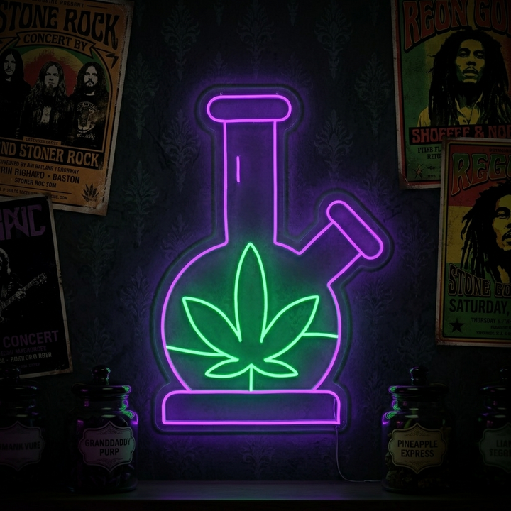"Marijuana" Neonskylt