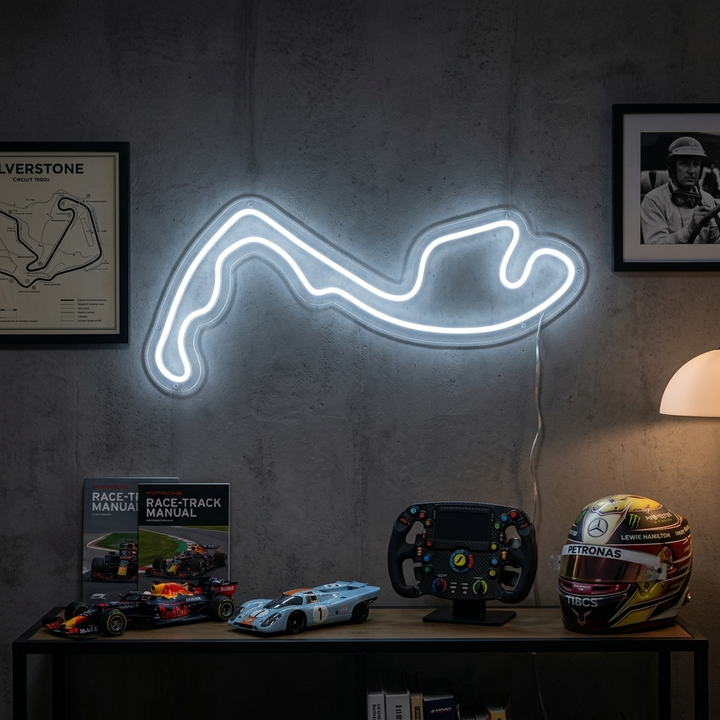 "Monaco F1 Track" Neonskylt