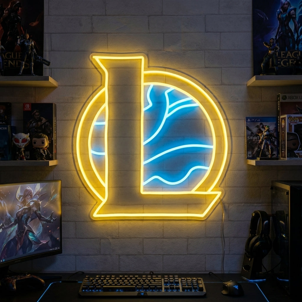 "Legends Logotyp" Neonskylt