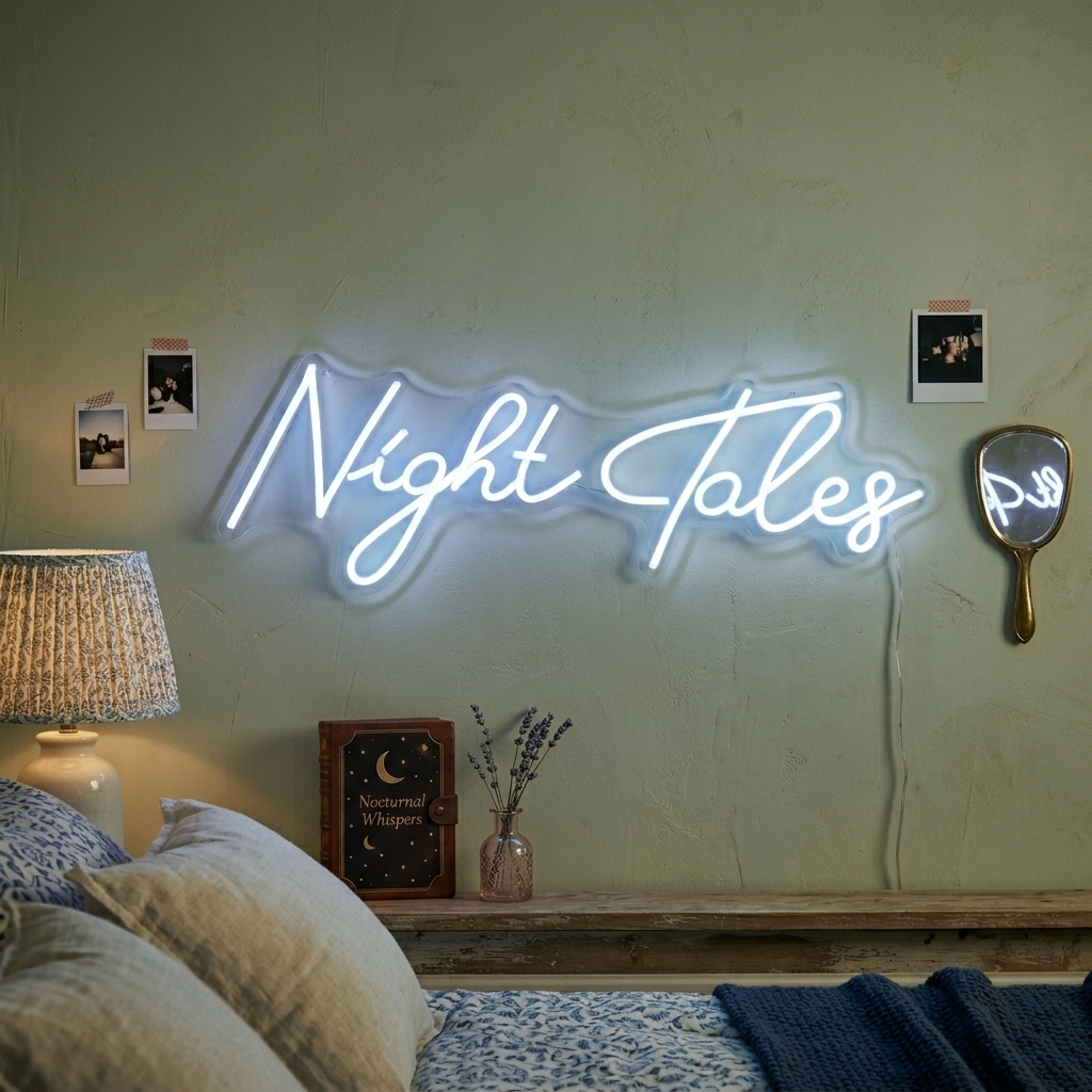 "Night Tales" Neonskylt