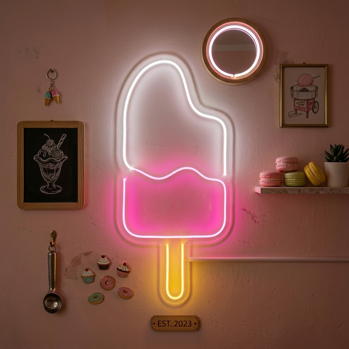 "Popsicle" Neonskylt