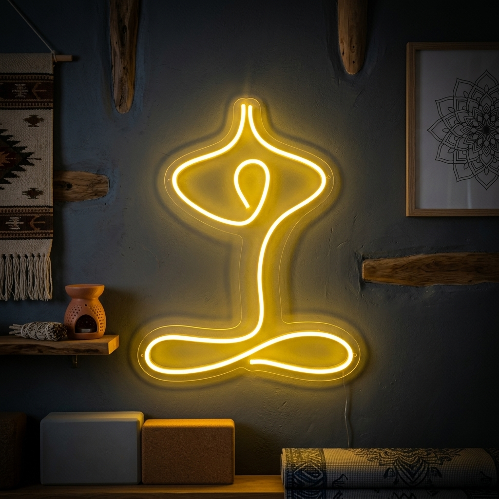 "Yoga" Neonskylt