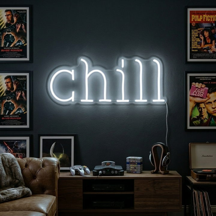 "Chill" Neonskylt