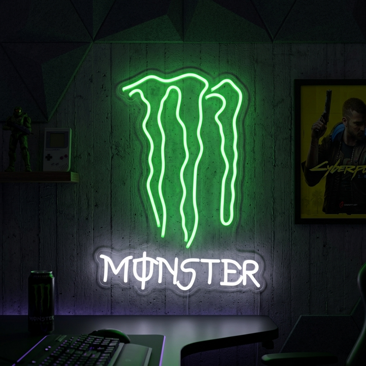 "Monster" Neonskylt