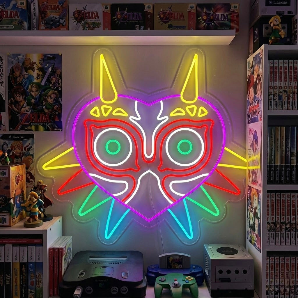"Majoras Mask" Neonskylt