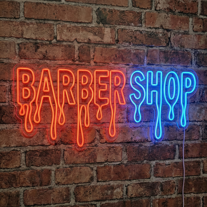 "Barber Shop" Neonskylt